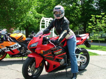 Jill on her Bike