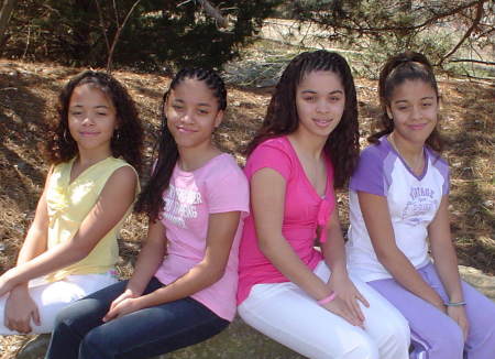 Our daughter Marcia's girls