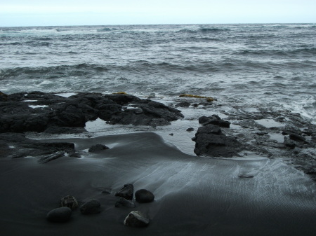 Big Island Black Sand Beach
