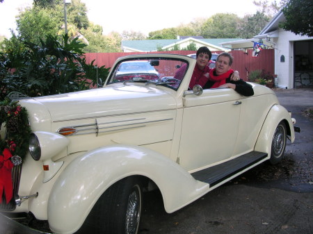 Me and Pete in his '36 Plymouth