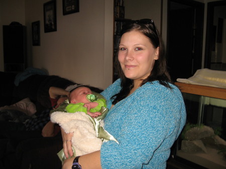 Mommy And Damien On Thanksgiving(Damiens First Thanksgiving)