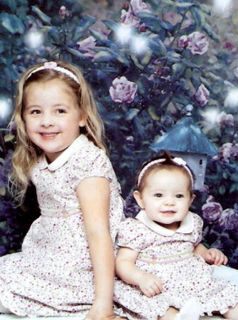 My grandaughters Madison and Claire