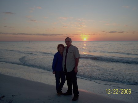 Sunset at Clearwaterbeach, Fl