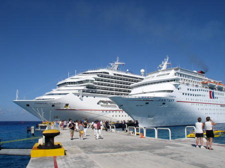 Our ship for the 25th class reunion "Carnival Conquest"