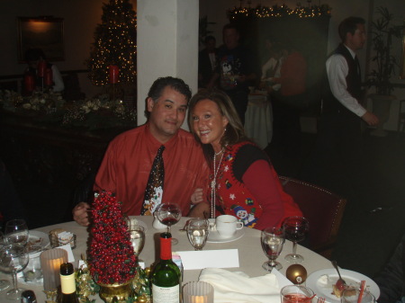 My husband Jim and I at Christmastime 2007