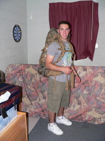 My hero - my Marine - my oldest son, Dennis