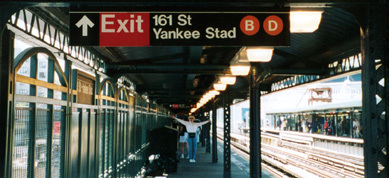 NY JUNE 2001 HEADED TO YANKEES GAME