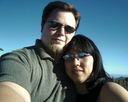 My sweetheart and I at the Palm Springs Tramway