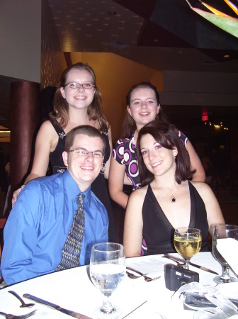 Cassie 20, Ellie 16, Brian 22 and his wife Lindsey 22