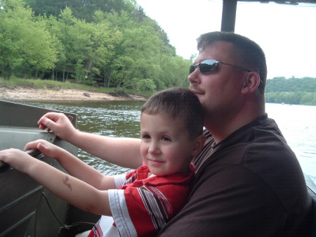My Husband Brian and our son Tyler
