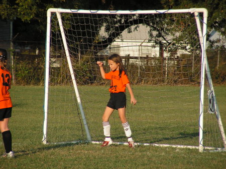 My little soccer champ.