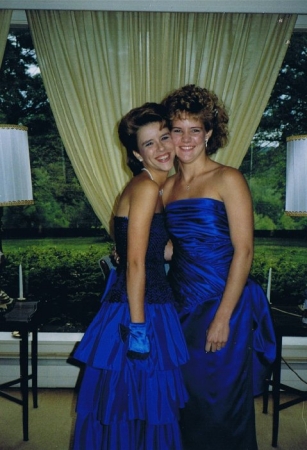 stacy and i---years ago!!!  B/F/F (gotta love the 80's hair)