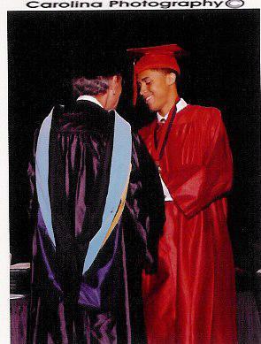 My son Christopher graduating from Philip O Berry H.S. 2002