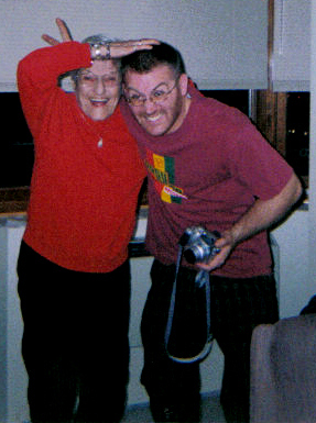 The late Lucille Hullinger and her grandson John HullingerIII