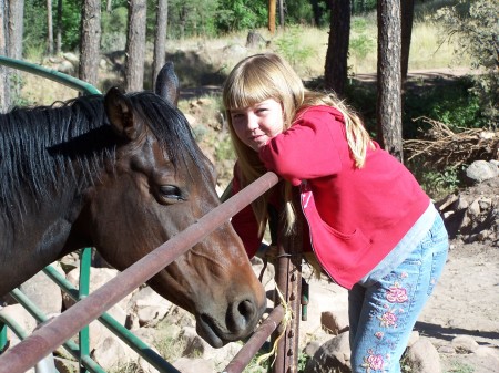 sara and horse