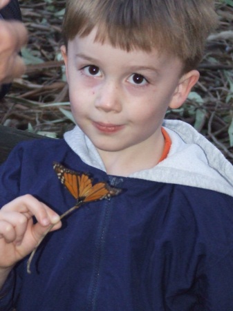 Davey with a Monarch