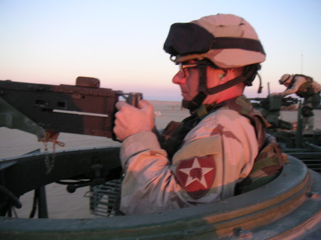 Me and my .50 Cal machine gun