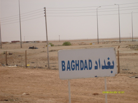 Baghdad sign