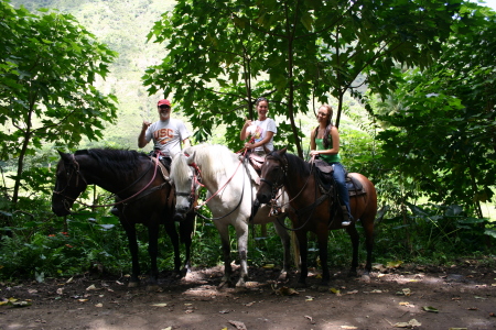 Family on Horseback