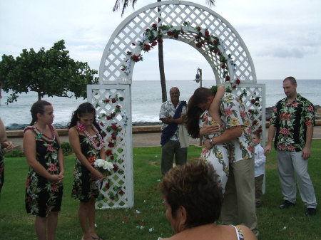 My Oldest Daughters Hawaiian wedding.