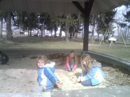 Shannon's girls at the park 2008