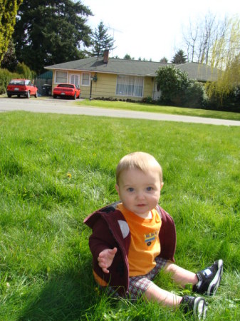 Tyler at Grandmas