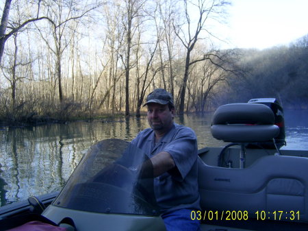 Gary Nichols on the Illinois River
