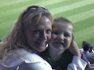 Me and my Dylan at the game