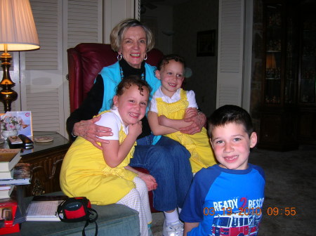 Aunt Bug and my 3 little charges