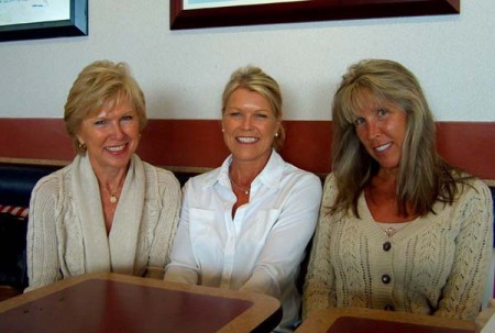 my mom, me and my sister julie
