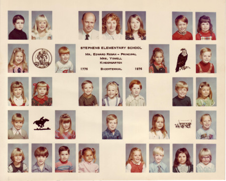 Stephens Elementary Kindergarten 1975