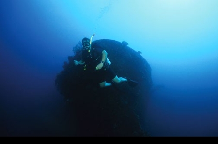 Diving In Truk Lagoon in Micronesia