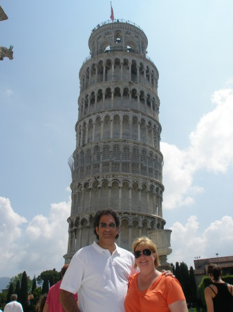 Me and Scott in Pisa, Italy