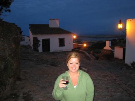 Jen in Portugal Loving the Wine