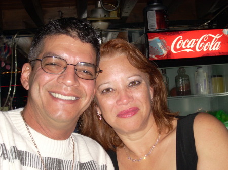 Rodriguez y su esposa