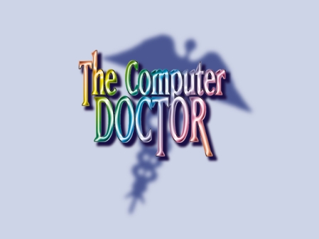 computer doctor business card logo