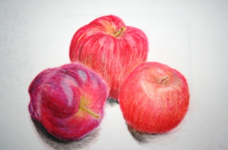 3 Red Apples - Quick