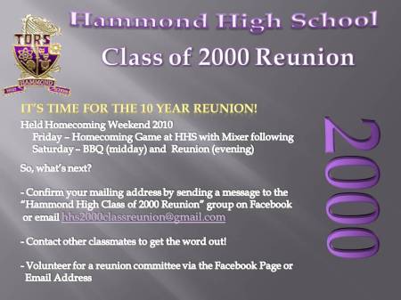 HHS Reunion Flyer - Update