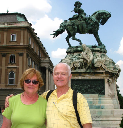 Mary and I in Budapest in Summer 2010