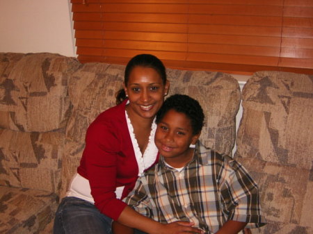 Angie and son 2005