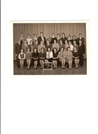 Belmont Elementary teachers 1960's