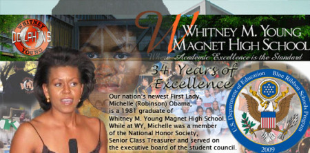 Young Magnet High School Logo Photo Album