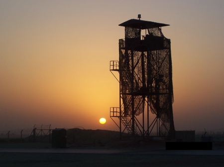 sunset watchtower