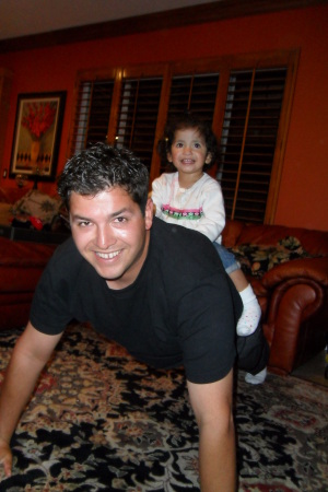 My son Andy and his daughter