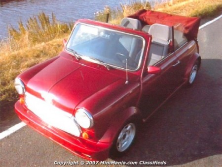 My Red Cabrio Classic Mini Cooper