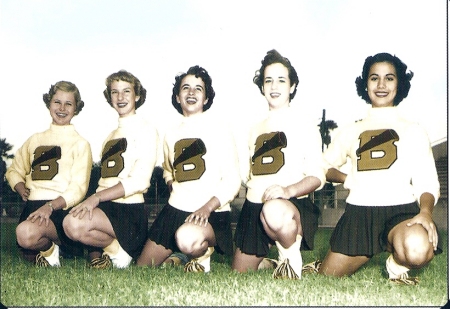 BHS Cheerleaders 1954