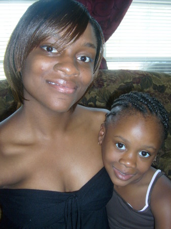 me and my niece Tatyanna  Easter 2008