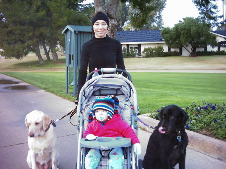 Out for a family walk