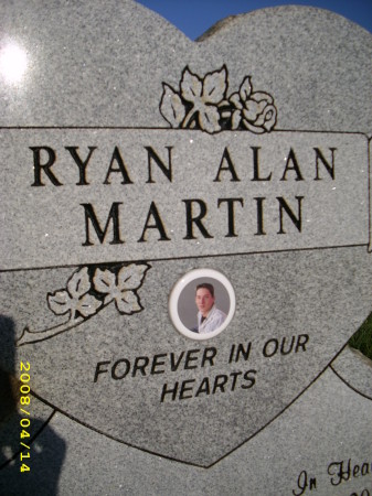 my sons stone... R.I.P. Ryan