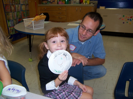 Hailey's first day at kindergarden